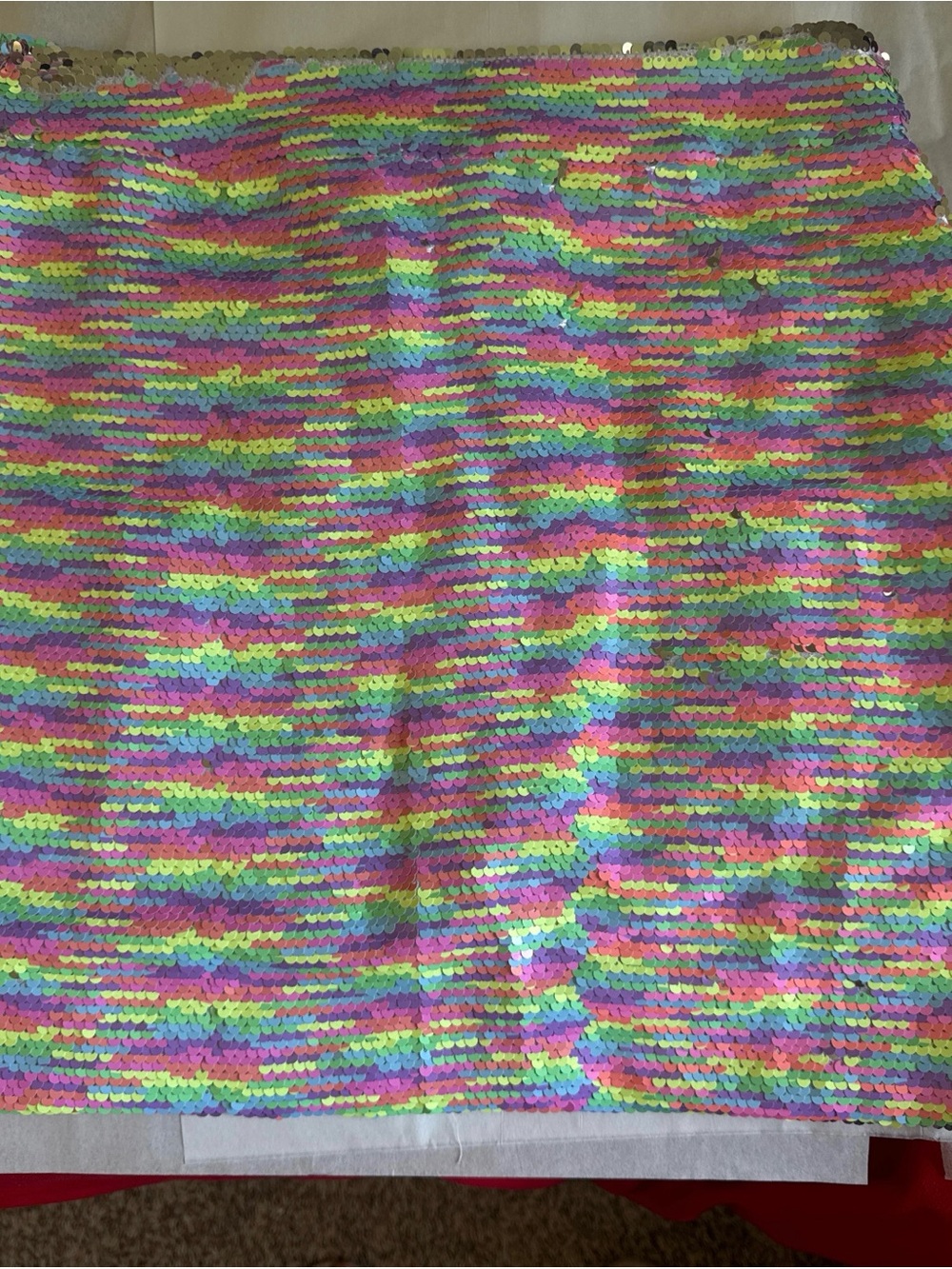 Multicolor Sequin Mini Skirt